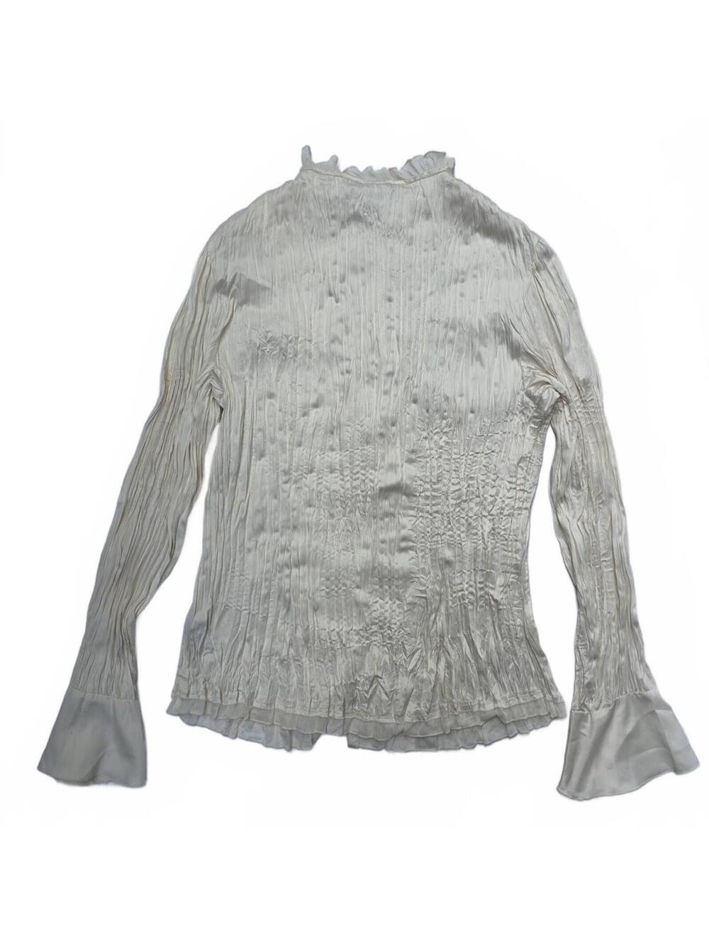 Vintage Peter Nygard Pleated Ruffle Front Blouse Size 14 Romantic, Victoriana - Picture 7 of 14